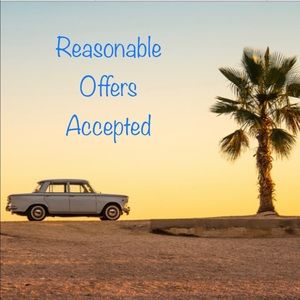 Reasonable Offers Accepted